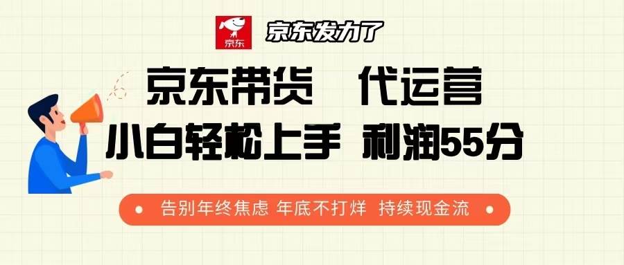 （13833期）京东带货 代运营 利润55分 告别年终焦虑 年底不打烊 持续现金流-创客联盟资源网-本站致力于分享优质实用的互联网资源,创业项目,软件工具